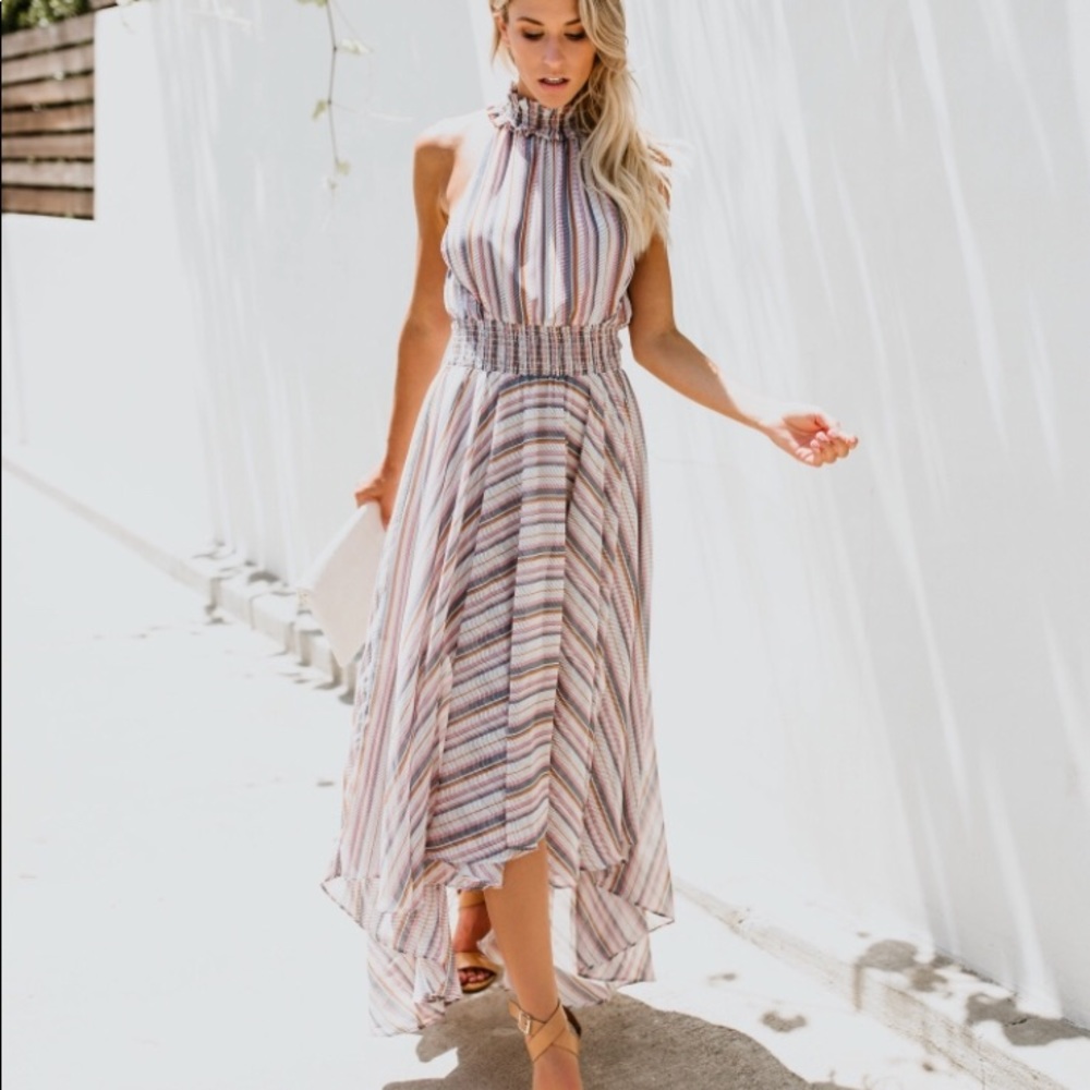 Hi low maxi dress size Small